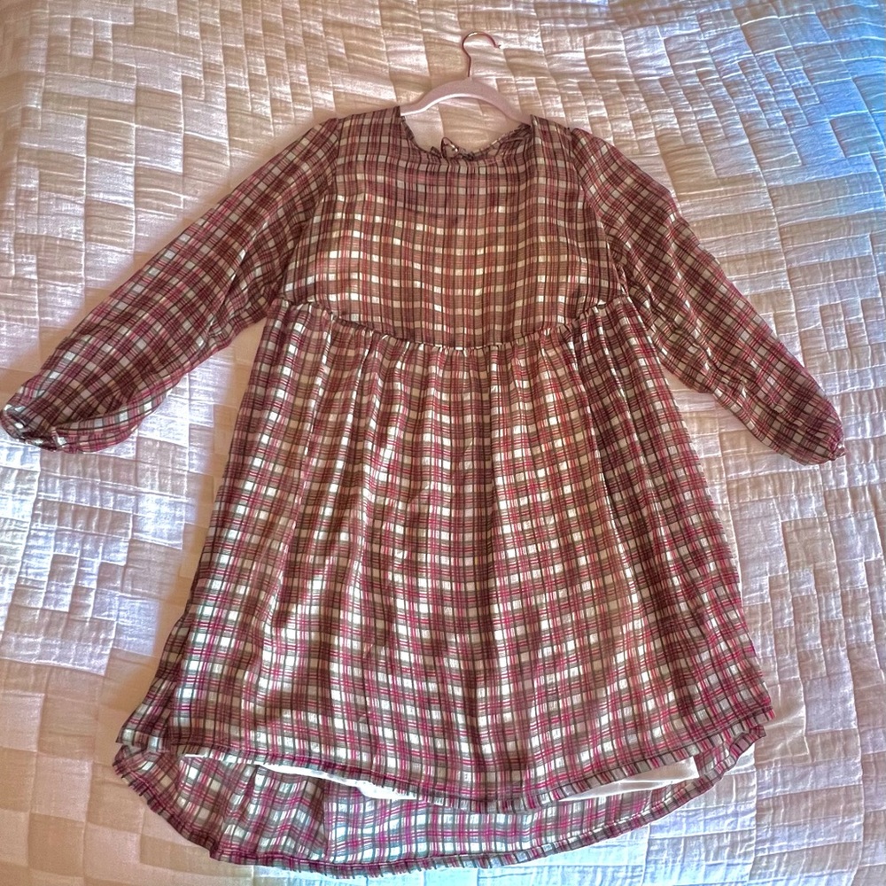Red/Green Plaid Dress